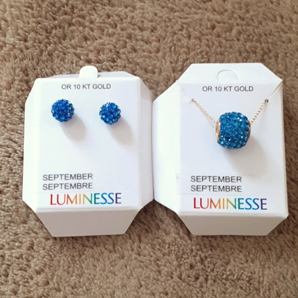 September Necklace & Earrings Set